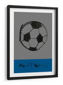 Boceto gestual de balón de futbol - cartissi | Cuadro decorativo de Canvas Lab