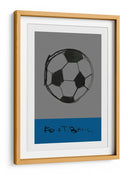 Boceto gestual de balón de futbol - cartissi | Cuadro decorativo de Canvas Lab