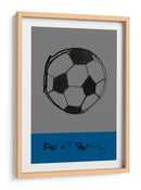 Boceto gestual de balón de futbol - cartissi | Cuadro decorativo de Canvas Lab