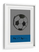 Boceto gestual de balón de futbol - cartissi | Cuadro decorativo de Canvas Lab