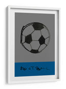 Boceto gestual de balón de futbol - cartissi | Cuadro decorativo de Canvas Lab