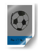 Boceto gestual de balón de futbol - cartissi | Cuadro decorativo de Canvas Lab