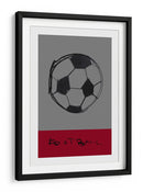 Futbol: un boceto inconcluso - cartissi | Cuadro decorativo de Canvas Lab