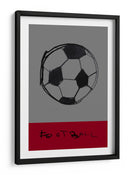 Futbol: un boceto inconcluso - cartissi | Cuadro decorativo de Canvas Lab