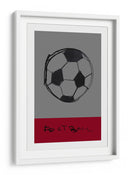 Futbol: un boceto inconcluso - cartissi | Cuadro decorativo de Canvas Lab