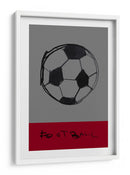 Futbol: un boceto inconcluso - cartissi | Cuadro decorativo de Canvas Lab