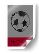 Futbol: un boceto inconcluso - cartissi | Cuadro decorativo de Canvas Lab