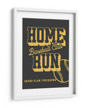 Home Run Baseball Club - Fluidys Studio IV | Cuadro decorativo de Canvas Lab