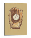 Guante de béisbol antiguo y pelota - Andreas Magnusson | Cuadro decorativo de Canvas Lab