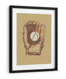 Guante de béisbol antiguo y pelota - Andreas Magnusson | Cuadro decorativo de Canvas Lab