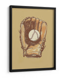 Guante de béisbol antiguo y pelota - Andreas Magnusson | Cuadro decorativo de Canvas Lab