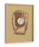 Guante de béisbol antiguo y pelota - Andreas Magnusson | Cuadro decorativo de Canvas Lab