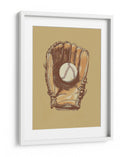 Guante de béisbol antiguo y pelota - Andreas Magnusson | Cuadro decorativo de Canvas Lab