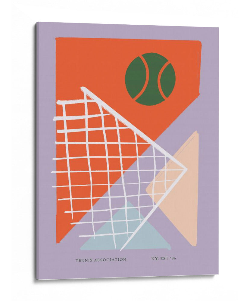 Geometría elevada asociación de tenis - Treechild | Cuadro decorativo de Canvas Lab