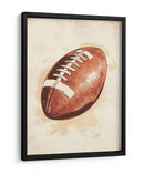 Ilustración vintage de un balón de fútbol americano - Fluidys Studio IV | Cuadro decorativo de Canvas Lab