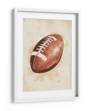 Ilustración vintage de un balón de fútbol americano - Fluidys Studio IV | Cuadro decorativo de Canvas Lab
