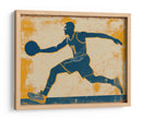 Hoops clásico: jugador en el tablón - Fluidys Studio IV | Cuadro decorativo de Canvas Lab