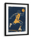 Jugador de baloncesto clásico #1 en acción - Fluidys Studio IV