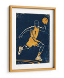 Jugador de baloncesto clásico #1 en acción - Fluidys Studio IV