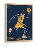Jugador de baloncesto clásico #1 en acción - Fluidys Studio IV