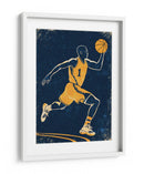 Jugador de baloncesto clásico #1 en acción - Fluidys Studio IV