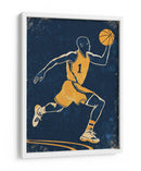 Jugador de baloncesto clásico #1 en acción - Fluidys Studio IV