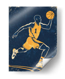 Jugador de baloncesto clásico #1 en acción - Fluidys Studio IV