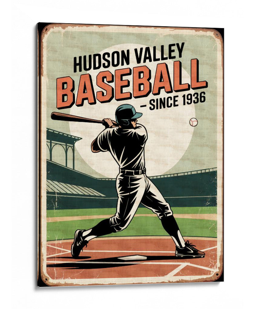 Jugador de béisbol del valle de Hudson - Andreas Magnusson | Cuadro decorativo de Canvas Lab