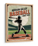 Jugador de béisbol del valle de Hudson - Andreas Magnusson | Cuadro decorativo de Canvas Lab