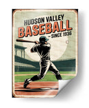 Jugador de béisbol del valle de Hudson - Andreas Magnusson | Cuadro decorativo de Canvas Lab