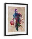 Jugador de baloncesto dinámico - Justyna Jaszke | Cuadro decorativo de Canvas Lab