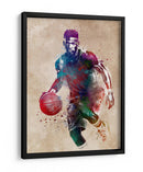 Jugador de baloncesto dinámico - Justyna Jaszke | Cuadro decorativo de Canvas Lab