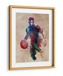 Jugador de baloncesto dinámico - Justyna Jaszke | Cuadro decorativo de Canvas Lab