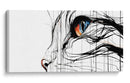 Ojos gatunos - DIEGO D L | Cuadro decorativo de Canvas Lab