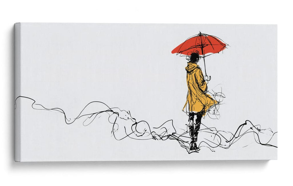 Mujer bajo la lluvia - DIEGO D L | Cuadro decorativo de Canvas Lab