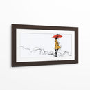 Mujer bajo la lluvia - DIEGO D L | Cuadro decorativo de Canvas Lab