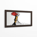 Mujer con paraguas  - DIEGO D L | Cuadro decorativo de Canvas Lab