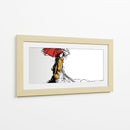 Mujer con paraguas  - DIEGO D L | Cuadro decorativo de Canvas Lab