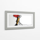 Mujer con paraguas  - DIEGO D L | Cuadro decorativo de Canvas Lab