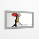 Mujer con paraguas  - DIEGO D L | Cuadro decorativo de Canvas Lab