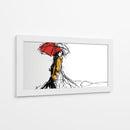 Mujer con paraguas  - DIEGO D L | Cuadro decorativo de Canvas Lab