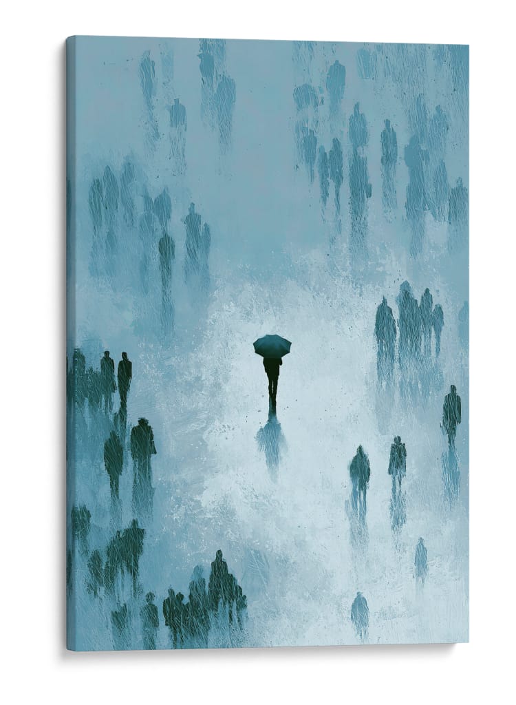 Lluvia en el parque - DIEGO D L | Cuadro decorativo de Canvas Lab