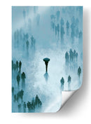 Lluvia en el parque - DIEGO D L | Cuadro decorativo de Canvas Lab