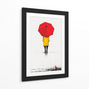 Niña en la lluvia - DIEGO D L | Cuadro decorativo de Canvas Lab