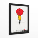 Niña en la lluvia - DIEGO D L | Cuadro decorativo de Canvas Lab