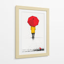 Niña en la lluvia - DIEGO D L | Cuadro decorativo de Canvas Lab