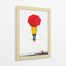 Niña en la lluvia - DIEGO D L | Cuadro decorativo de Canvas Lab