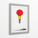 Niña en la lluvia - DIEGO D L | Cuadro decorativo de Canvas Lab