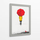 Niña en la lluvia - DIEGO D L | Cuadro decorativo de Canvas Lab