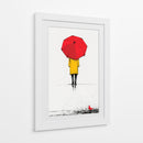 Niña en la lluvia - DIEGO D L | Cuadro decorativo de Canvas Lab